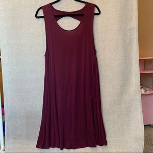 🖤3 for $20🖤 Burgundy A-Line Tank Dress